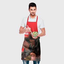 Фартук кулинарный Человек-бензопила: гибрид Митака, цвет: 3D-принт — фото 2
