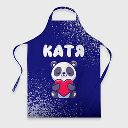 Фартук кулинарный Катя панда с сердечком, цвет: 3D-принт