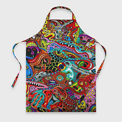 Фартук кулинарный Радужная картина, цвет: 3D-принт