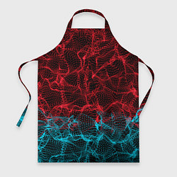 Фартук кулинарный Двухцветная абстракция, цвет: 3D-принт