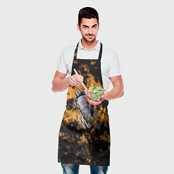 Фартук кулинарный Орел в огне, цвет: 3D-принт — фото 2