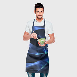 Фартук кулинарный Свечение - абстракция, цвет: 3D-принт — фото 2