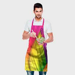 Фартук кулинарный Multicolored ribbons, цвет: 3D-принт — фото 2