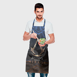 Фартук кулинарный Assassins creed mirage logo, цвет: 3D-принт — фото 2