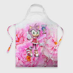 Фартук кулинарный Sonic - Amy Rose - Video game, цвет: 3D-принт