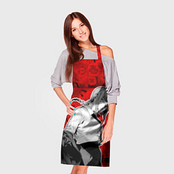 Фартук кулинарный Макима - Человек-бензопила - Демон, цвет: 3D-принт — фото 2