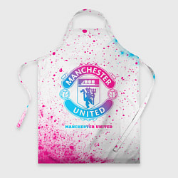 Фартук Manchester United neon gradient style