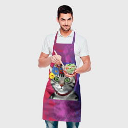Фартук кулинарный Кошка Фриды Кало из нейросети, цвет: 3D-принт — фото 2