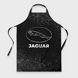 Фартук кулинарный Jaguar с потертостями на темном фоне, цвет: 3D-принт