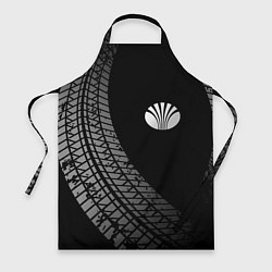 Фартук кулинарный Daewoo tire tracks, цвет: 3D-принт