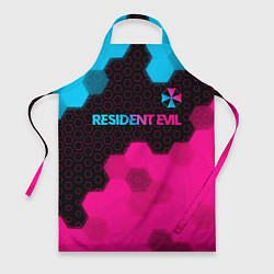 Фартук Resident Evil - neon gradient: символ сверху