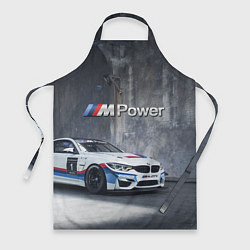 Фартук кулинарный BMW M4 GT4 - racing team - motorsport, цвет: 3D-принт