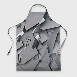 Фартук кулинарный Металлическая хаотичная броня, цвет: 3D-принт