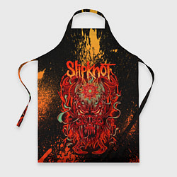 Фартук кулинарный Slipknot - red monster, цвет: 3D-принт