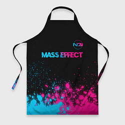 Фартук Mass Effect - neon gradient: символ сверху