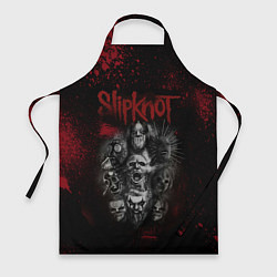 Фартук кулинарный Slipknot dark red, цвет: 3D-принт