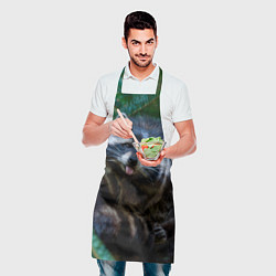 Фартук кулинарный Енот с языком, цвет: 3D-принт — фото 2