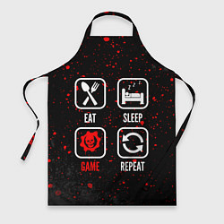 Фартук Eat, sleep, Gears of War, repeat