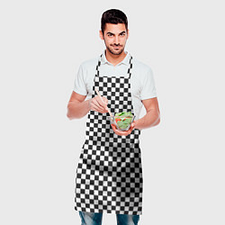 Фартук кулинарный Шахматное пано, цвет: 3D-принт — фото 2