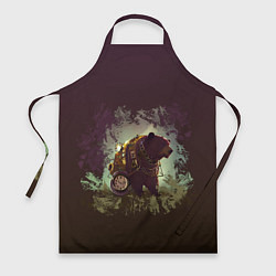 Фартук кулинарный Сила медведя, цвет: 3D-принт