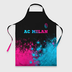 Фартук AC Milan - neon gradient: символ сверху