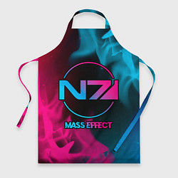 Фартук Mass Effect - neon gradient