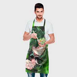 Фартук кулинарный Мидория - Дэку - Один за всех, цвет: 3D-принт — фото 2