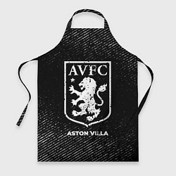 Фартук Aston Villa с потертостями на темном фоне