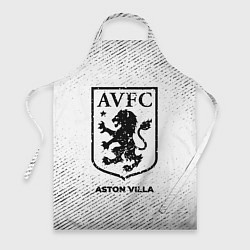 Фартук Aston Villa с потертостями на светлом фоне