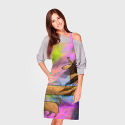 Фартук кулинарный Очень-очень длинная такса, цвет: 3D-принт — фото 2