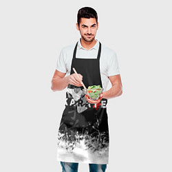 Фартук кулинарный Каратист боец, цвет: 3D-принт — фото 2