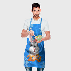 Фартук кулинарный Символ 2023 года - кролик, цвет: 3D-принт — фото 2