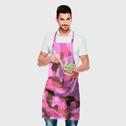 Фартук кулинарный Абстракция в розовых тонах, цвет: 3D-принт — фото 2