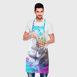 Фартук кулинарный Красотка Марин, цвет: 3D-принт — фото 2