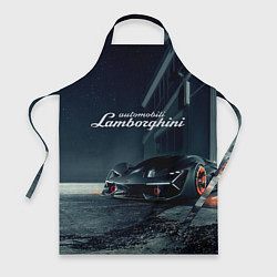 Фартук кулинарный Lamborghini - power - Italy, цвет: 3D-принт