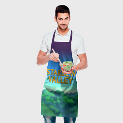 Фартук кулинарный Горы Stardew Valley, цвет: 3D-принт — фото 2