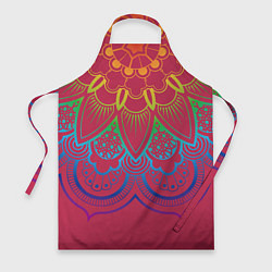 Фартук кулинарный Viva magenta mandala, цвет: 3D-принт