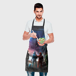 Фартук кулинарный Амонг ас, цвет: 3D-принт — фото 2
