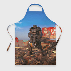 Фартук кулинарный Fallout 4 Power Armor x-01, цвет: 3D-принт