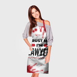 Фартук кулинарный Trust me Im lawyer white, цвет: 3D-принт — фото 2