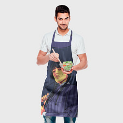 Фартук кулинарный Уэнсдэй с зонтом, цвет: 3D-принт — фото 2