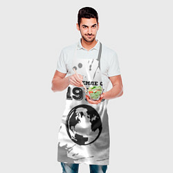 Фартук кулинарный На Земле с 1970: краска на светлом, цвет: 3D-принт — фото 2
