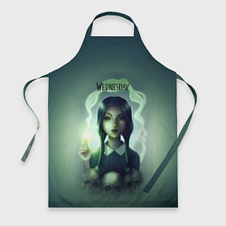 Фартук кулинарный Уэнсдэй poster art, цвет: 3D-принт