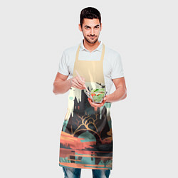 Фартук кулинарный Autumn Castle - Huf&Sya, цвет: 3D-принт — фото 2