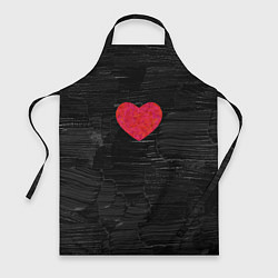 Фартук кулинарный Black Valentin, цвет: 3D-принт