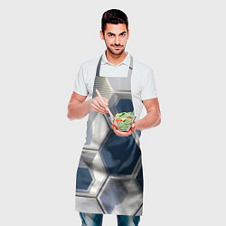 Фартук кулинарный Кубический мир, цвет: 3D-принт — фото 2