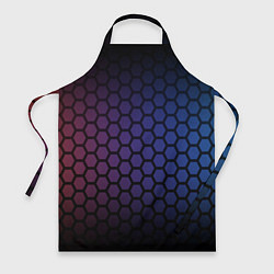Фартук кулинарный Abstract hexagon fon, цвет: 3D-принт