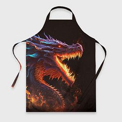 Фартук кулинарный Огненный дракон, цвет: 3D-принт