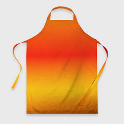 Фартук кулинарный Переливы оранжевого, цвет: 3D-принт