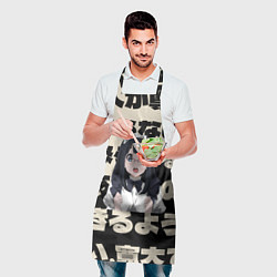 Фартук кулинарный Мисаки Аюдзава из Президент студсовета, цвет: 3D-принт — фото 2